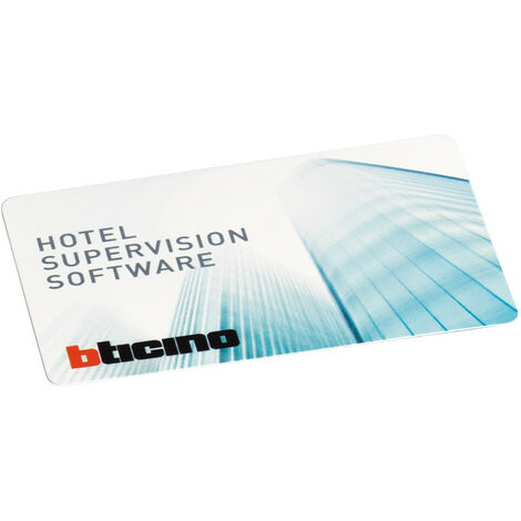 Logiciel supervision état des chambres hotel MyHOME BUS jusqu'à 20 chambres BTICINO 3544SW