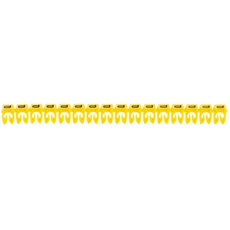 300 Repères CAB 3 pour filerie 1,5mm² à 2,5mm² avec lettre majuscule Q LEGRAND 038346