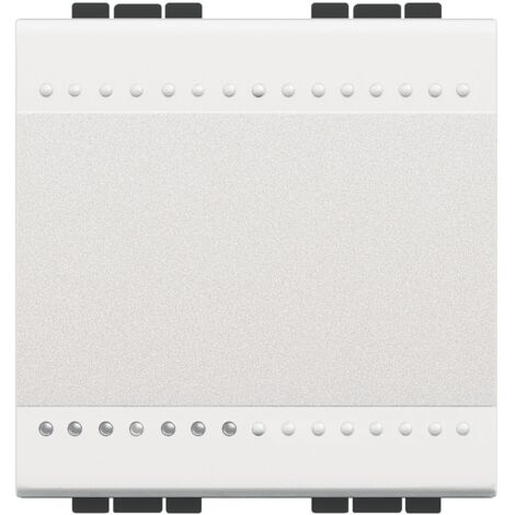 Poussoir à bascule Livinglight contact NO 10 A 250 V Blanc 2 mod. BTICINO N4005M2A (1/4)