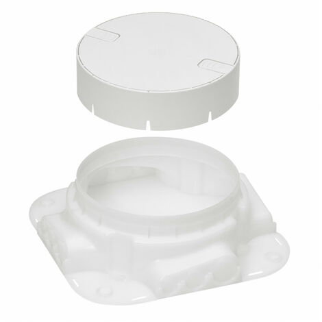 Boîte d'encastrement auto ajustable pour installation boîtes de sol IP66 dans sol béton hauteur de chape 65mm minimum (088069) (1/2)