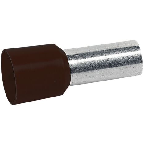 50 Embouts de câblage à collerette isolante Starfix simple unitaire pour conducteurs section 25mm² noir LEGRAND 037671