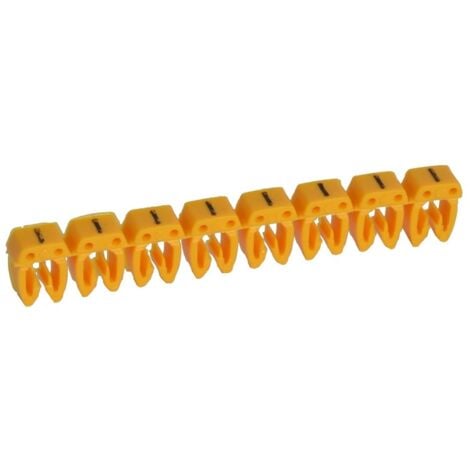 300 Repères CAB 3 pour filerie 1,5mm² à 2,5mm² avec signe conventionnel moins LEGRAND 038283