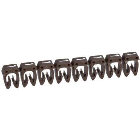 800 Repères CAB 3 pour filerie 4mm² à 6mm² avec chiffre 1 brun LEGRAND 038231