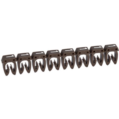 800 Repères CAB 3 pour filerie 4mm² à 6mm² avec chiffre 1 brun LEGRAND 038231