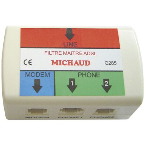 Filtre maître ADSL pour les anciennes gammes MICHAUD Q285