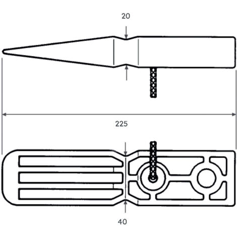 Pack De 2 écarteurs à Coins SKW - 180x9x13mm - Modèle K007 - Marque GT