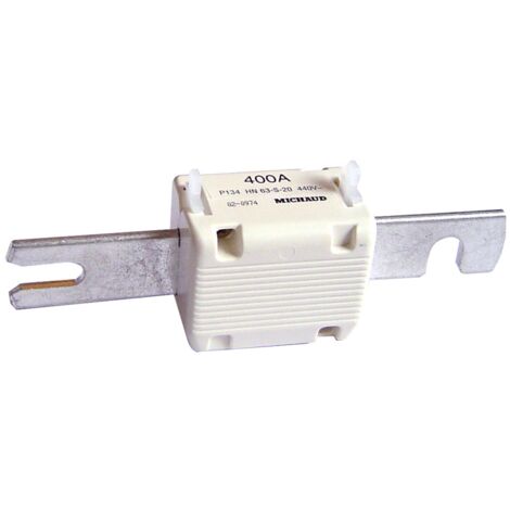 Michaud – Cartouche fusible taille 2 – Entraxe 160mm – Intensité 400A – Protection basse tension contre surcharge et court-circuit