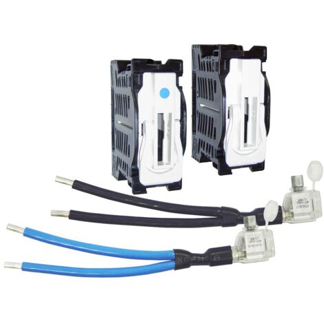Michaud – Kit 2 EBCP 35M-2x16 avec 2 bases unipolaires 00 – Intensité 60A – Solution efficace pour installations électriques