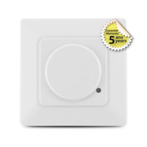 Détecteur Mural LED RF AC220/240V 600W 180° IP20 IK06 80x80mm (1/4)