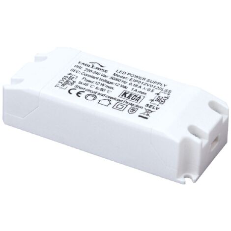 alimentation led - 12v dc - 12w - 1a - précâblée - aric 52029