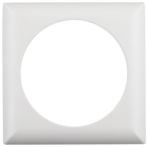 Cadre carré PD4-FP blanc mat cadre design carré à clip pour détecteur PD4 LUXOMAT 92992 (1/2)