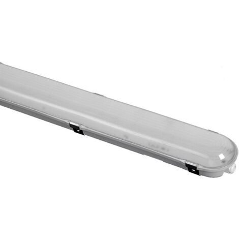 Luminaire Rhone II étanche Led Intégrée 1230X100mm 40 Watts 4000K IP65 MIIDEX VISION-EL 100043 (1/4)