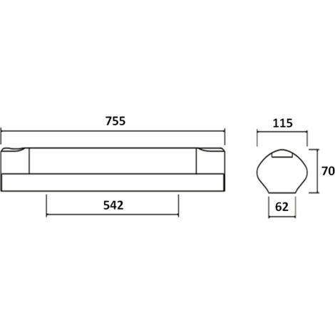 Xéo2 G13 LED 540lm 4000K blanc L'EBENOID 055791
