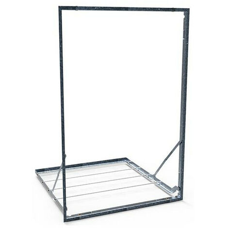 Précadre + grille anti-chute pour volet de désenfumage KAMOUFLAGE, D 380 x 630mm S&P (UNELVENT) 710534