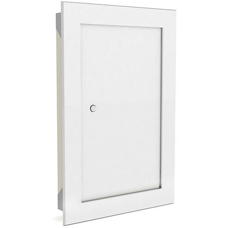 Volet de désenfumage blanc à portillon, installation verticale, D 380 x 630 mm S&P (UNELVENT) 710532 (1/2)