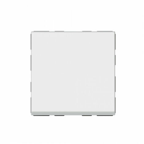 bouton poussoir - 2 modules - 6a - blanc antimicrobien - legrand mosaic 078715l