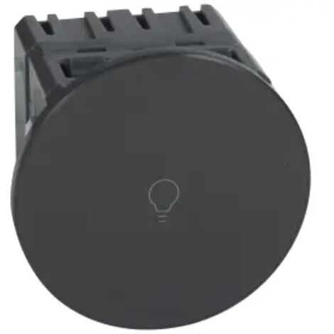 Legrand – Interrupteur va-et-vient Céliane tactile 1000W – Enjoliveur graphite – Installation en saillie ou encastrée – Rétro éclairage LED