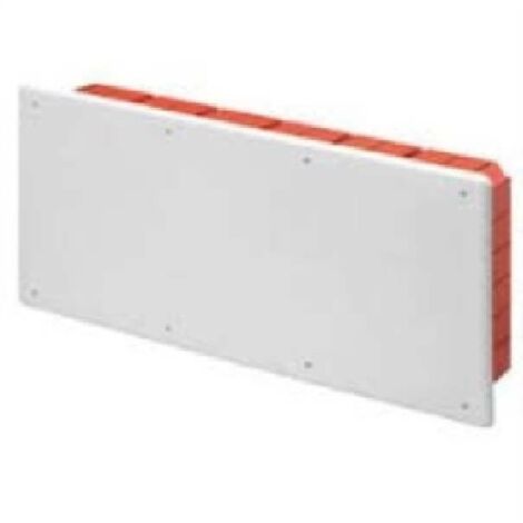 Gewiss – Boîte d'encastrement mural 516x294x80mm – 6 postes – Mode de pose encastré – Fixation par vis – Pour espaces confinés
