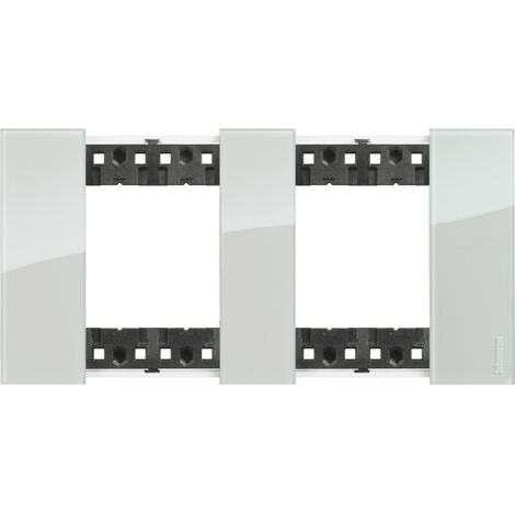 Living Now plaque nuit 2X2 modules 71V BTICINO BTKA4802M2DG