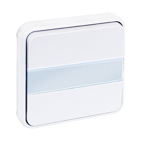 Bouton poussoir porte étiquette lumineux composable - IP55 - OXXO Blanc (1/2)
