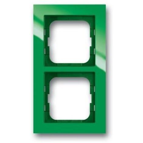 Cadre 2 Poussoirs Vert 2CKA001754A4338 ABB 586128 (1/3)
