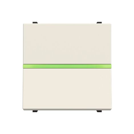 Zenit Poussoir No Voyant Temoin Blanc 2 Modules 2CLA220450N1101 ABB N2204.5BL (1/3)