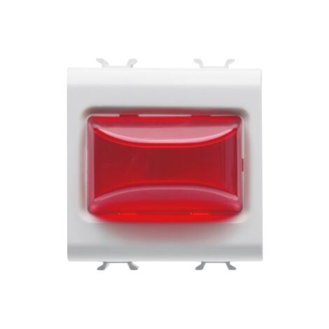 VOYANT SAILLANT ROUGE 3W 2M BLANC AB GEWISS GW10633AB (1/4)