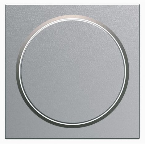 Enjoliveur variateur poussoir gallery titane HAGER WXD063T (1/4)