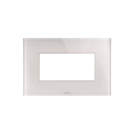 PLAQUE ICE 4P NATUREL BEIGE GEWISS GW16904CL (1/4)