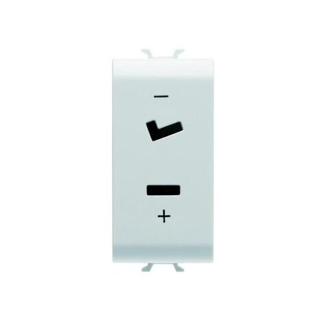 PRISE TBTS 2P 6A 24V POLARISÉE 1M BLANC. GEWISS GW10452 (1/2)