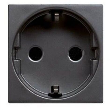 Zenit Prise Schuko A Vis Anthracite 2CLA228800N1801 ABB N2288AN (1/3)