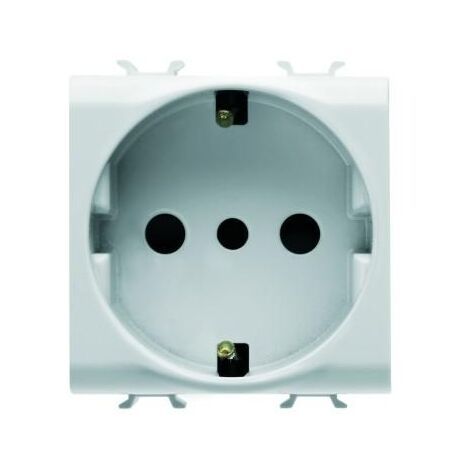 Gewiss - Gw10312 - Uscita (p17, P 30, 5mm, 250 V, 16 A) Di Colore Bianco