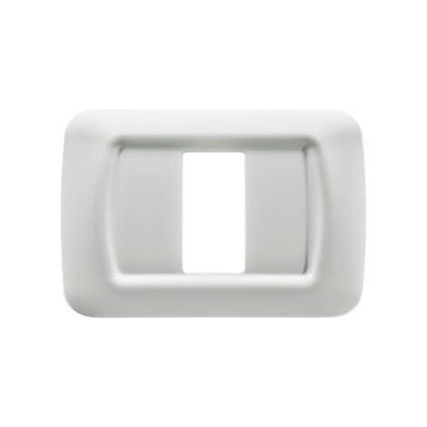 PLAQUE 1 POS.BLANC NUAGE TOP SYSTEM GEWISS GW22501