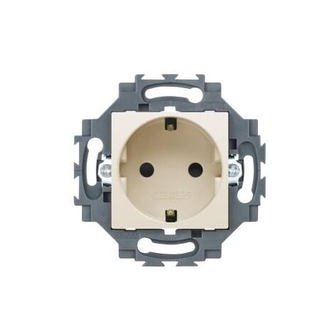 PRISE STD ALLEMAND C.AUTO.2P+T 16A IVOI. GEWISS GW35201Y (1/2)