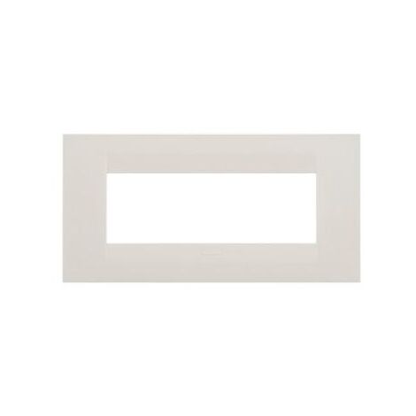 PLAQUE GEO 6P IVOIRE GEWISS GW16406TI