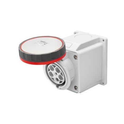Socle de prise en saillie 10° 3P+N+T 63A 400V 6H GEWISS GW63453 (1/2)