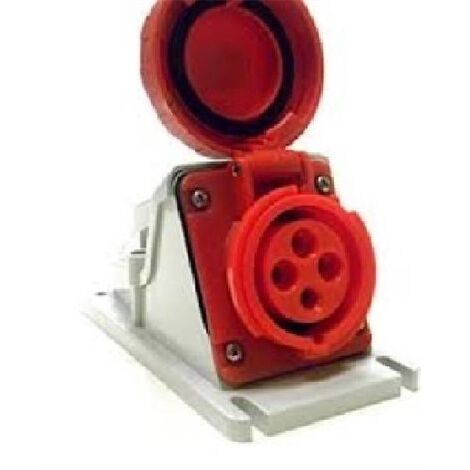 SOCLE DE PR.90°ET.SAI.3P+T 16A 400V 6H GEWISS GW62504 (1/2)