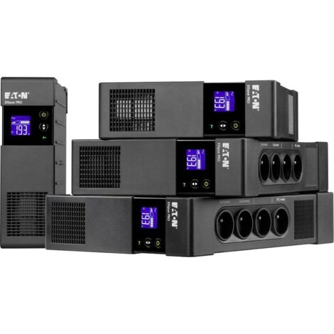Onduleur - EATON - Ellipse PRO 1600 USB DIN - Line-Interactive UPS - 1600VA (8 prises DIN) - Parafoudre normé - ELP1600DIN (1/5)