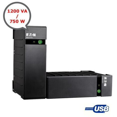 Onduleur Eaton UPS 8 prises ELLIPSE ECO 1200 USB FR