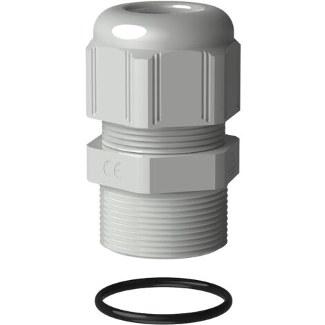 Presse-étoupe plastique IP68 ISO40 gris RAL7035 LEGRAND 381581