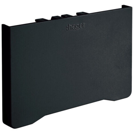 Embout queraz enclipsage direct pour GBD(A)50085 RAL 9011 noir - HAGER GBD5008569011