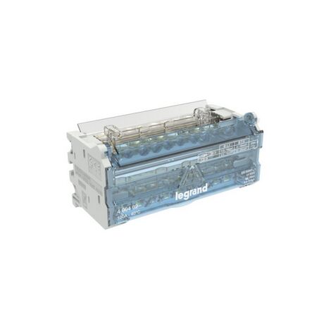 Répartiteur modulaire à barreaux étagés bipolaire 100A 10 départs 6 modules LEGRAND 400402 (1/2)