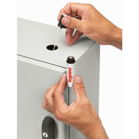 Pinceau retouche peinture anticorrosion RAL7035 LEGRAND 036591 (1/2)