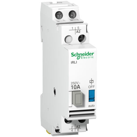 Acti9 iRLI relais inverseur 10A 2 Pôles tension de commande 12VCA 1F + 1O/F SCHNEIDER A9E15538 (1/2)