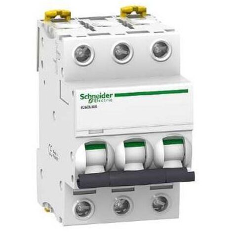 Acti9 iC60L disjoncteur à déclenchement instantané courbe MA 3 Pôles 6,3A SCHNEIDER A9F90376 (1/2)