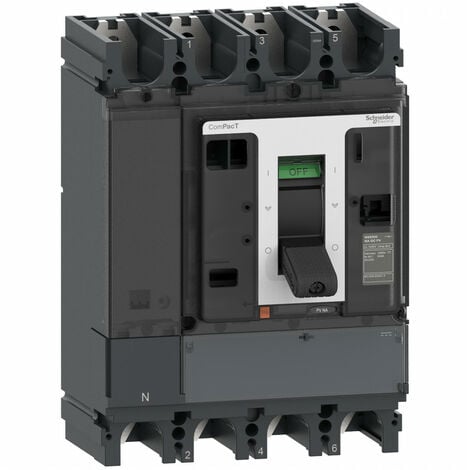 ComPacT NSX500 NA DC PV interrupteur sectionneur CC PV 500A 4P fixe  SCHNEIDER C634500D1S
