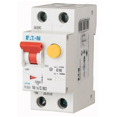 Disj. diff. PKNM 1P+N -10A 300mA/cbe B/AC 000236069 EATON PKNM-10/1N/B/03-MW