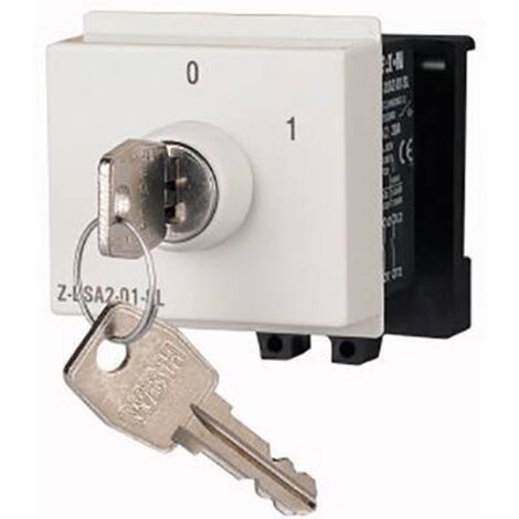 Commutateur rotatif 2p arret 0 1 clé 000248873 EATON Z-DSA2-01-SL (1/2)