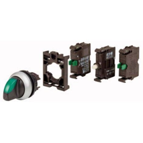 Eaton 110925 M22-WRLK3-G-2K10LED-BVP Sélecteur collerette plastique levier vert 1 pc(s) Q222172 (1/2)