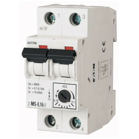 Disjoncteur-moteur 0,1 0,16 A 2p 000248389 EATON Z-MS-0,16/2